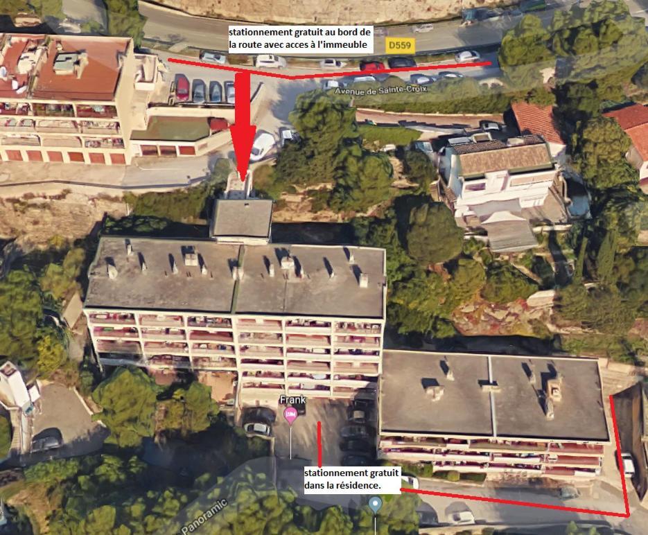 カシAu Calme, 200M Du Centre T2 Avec Balcon Et Parkingアパートメント エクステリア 写真